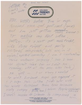 Lot #3098 Jerry Garcia Ultra-Rare Autograph Letter Signed with Sketch of Grateful Dead at Greek Theatre - Image 5