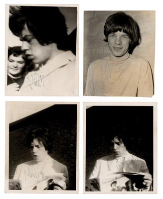 Lot #3072 Rolling Stones Signed Candid Photograph Archive of (48) with (40) Mick Jagger Autographs - Image 16