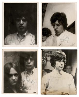 Lot #3072 Rolling Stones Signed Candid Photograph Archive of (48) with (40) Mick Jagger Autographs - Image 17