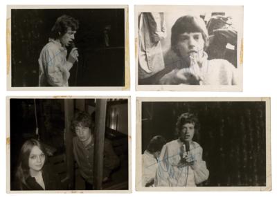 Lot #3072 Rolling Stones Signed Candid Photograph Archive of (48) with (40) Mick Jagger Autographs - Image 5
