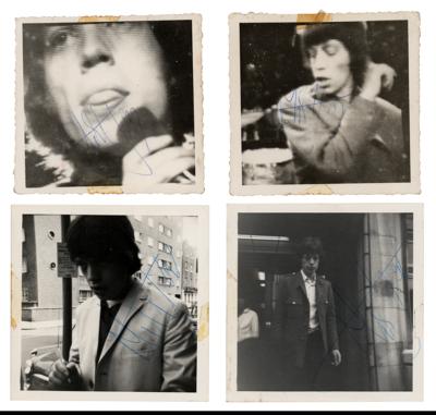 Lot #3072 Rolling Stones Signed Candid Photograph Archive of (48) with (40) Mick Jagger Autographs - Image 7