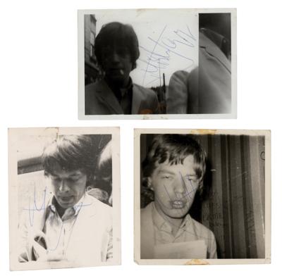 Lot #3072 Rolling Stones Signed Candid Photograph Archive of (48) with (40) Mick Jagger Autographs - Image 8