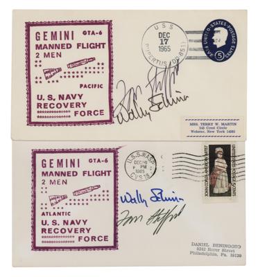 Lot #244 Gemini 6 (2) Signed Recovery Covers