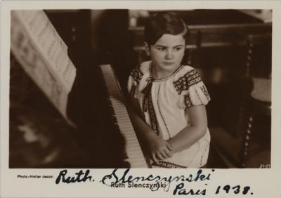 Lot #398 Ruth Slenczynska Signed Photograph