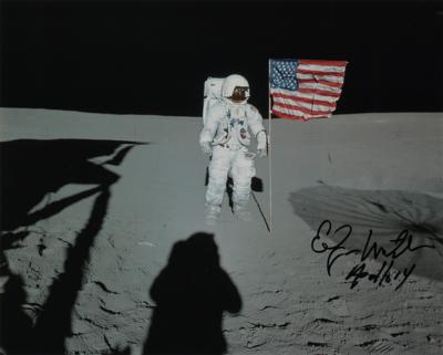 Lot #254 Edgar Mitchell Signed Photograph - Image 1