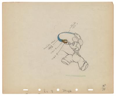 Lot #817 Mickey Mouse production drawing from Mickey's Elephant - Image 1