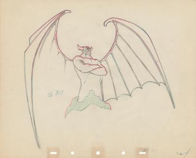 Lot #721 Chernabog production drawing from Fantasia - Image 1