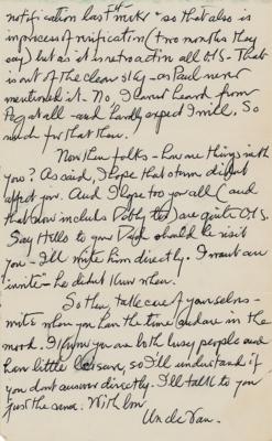 Lot #482 Edward Van Sloan Autograph Letter Signed - Image 4