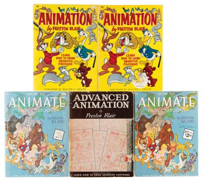 Lot #888 Preston Blair: Collection of (5) Animation Books with Printers Proofs - Image 1
