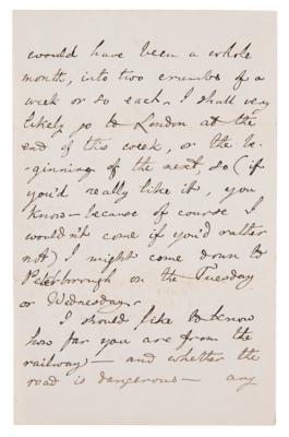 Lot #309 Charles L. Dodgson Autograph Letter Signed to Young Girl - Image 2