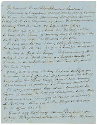 Lot #313 Alexandre Dumas, pere Autograph Manuscript Signed - Image 2