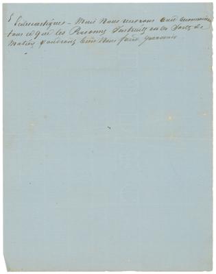 Lot #313 Alexandre Dumas, pere Autograph Manuscript Signed - Image 5