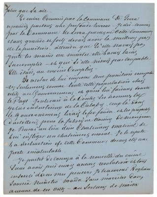 Lot #312 Alexandre Dumas, pere (2) Handwritten Manuscripts - Image 11