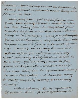 Lot #312 Alexandre Dumas, pere (2) Handwritten Manuscripts - Image 12