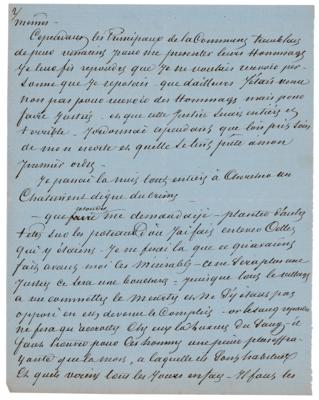 Lot #312 Alexandre Dumas, pere (2) Handwritten Manuscripts - Image 2