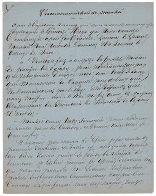 Lot #312 Alexandre Dumas, pere (2) Handwritten Manuscripts - Image 7