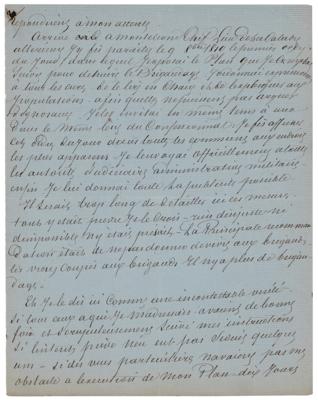 Lot #312 Alexandre Dumas, pere (2) Handwritten Manuscripts - Image 8