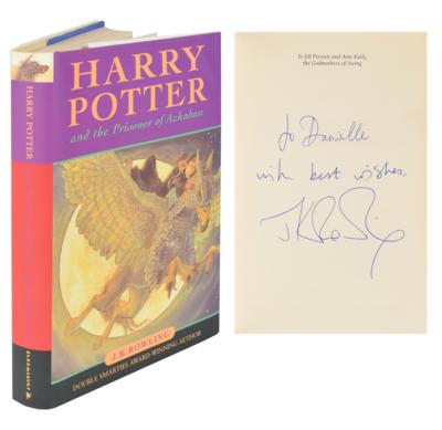 Lot #322 J. K. Rowling Signed Book: 'Prisoner of Azkaban' First Edition