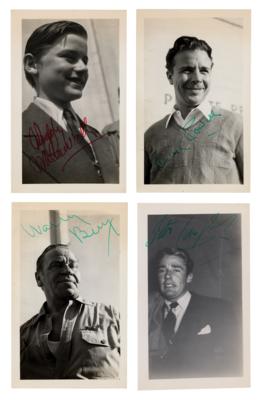 Lot #485 Actors Collection of (16) Signed Candid Photographs - Image 1