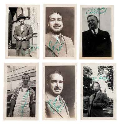 Lot #485 Actors Collection of (16) Signed Candid Photographs - Image 3