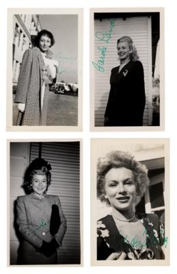 Lot #486 Actresses Collection of (12) Signed Candid Photographs - Image 1