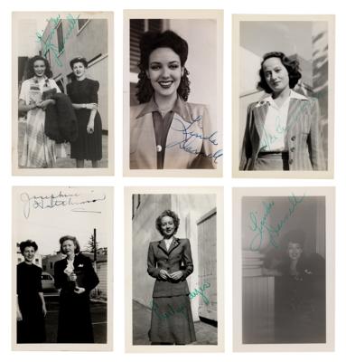 Lot #486 Actresses Collection of (12) Signed Candid Photographs - Image 2