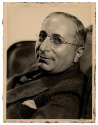 Lot #575 Louis B. Mayer Signed Oversized Photograph to Arthur Freed - Image 1