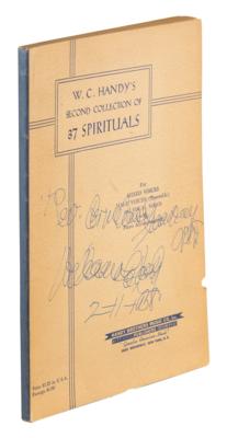 Lot #410 W. C. Handy Signed Book