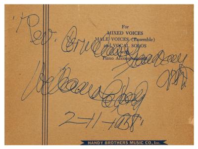 Lot #410 W. C. Handy Signed Book - Image 2