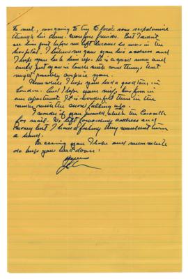 Lot #329 John Steinbeck (4) Autograph Letters Signed on Vietnam War - Image 12