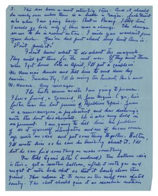 Lot #329 John Steinbeck (4) Autograph Letters Signed on Vietnam War - Image 3