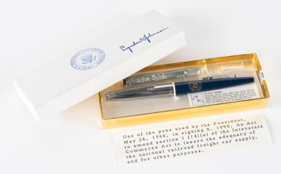 Lot #52 Lyndon B. Johnson Bill Signing Pen