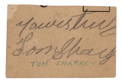 Lot #667 'Sailor' Tom Sharkey Signature