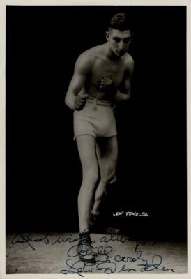 Lot #669 Lew Tendler Signed Photograph - Image 1