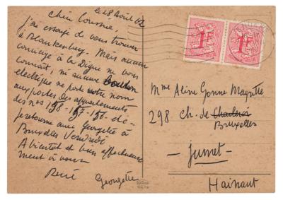 Lot #267 Rene Magritte Autograph Letter Signed