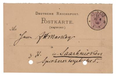 Lot #357 Leopold von Sacher-Masoch Autograph Letter Signed - Image 2