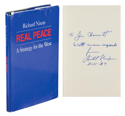 Lot #58 Richard Nixon Signed Book