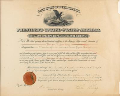 Lot #40 Calvin Coolidge Document Signed as President