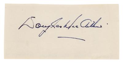 Lot #205 Douglas MacArthur Signature