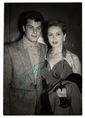 Lot #512 Tony Curtis and Janet Leigh Signed
