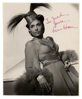 Lot #412 Lena Horne Signed Photograph