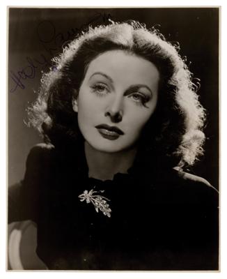 Lot #558 Hedy Lamarr Signed Photograph