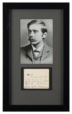 Lot #362 H. G. Wells Autograph Letter Signed - Image 1