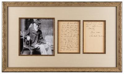 Lot #277 Pierre-Auguste Renoir Autograph Letter Signed