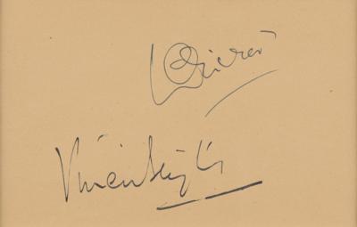 Lot #566 Vivien Leigh and Laurence Olivier Signatures - Image 2