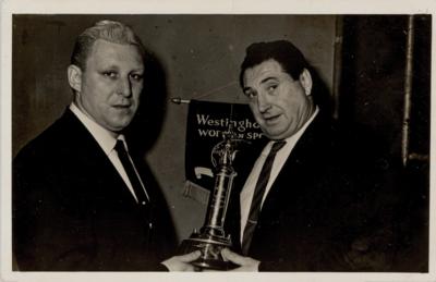 Lot #662 Murder Incorporated: Stan Kowalski and Tiny Mills Signed Photograph - Image 2