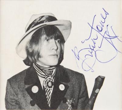 Lot #392 Rolling Stones: Brian Jones Signed Photograph - Image 2