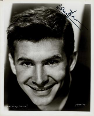 Lot #598 Anthony Perkins Signed Photograph - Image 1