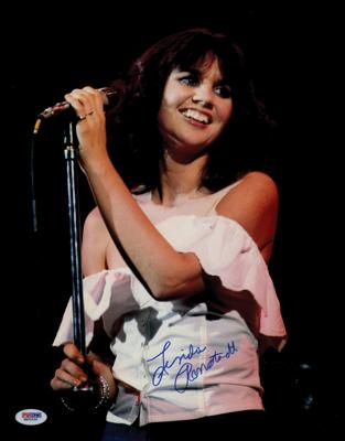 Lot #443 Linda Ronstadt Signed Oversized Photograph - Image 1