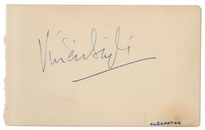 Lot #537 Gone With the Wind: Clark Gable and Vivien Leigh Signatures - Image 2